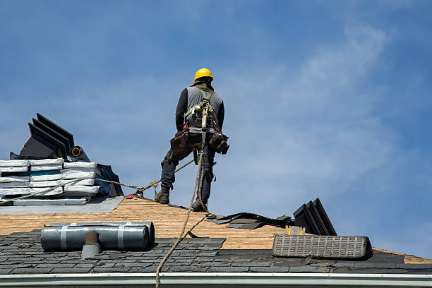 Professional Metal Roofing technician working in Dexter City, OH